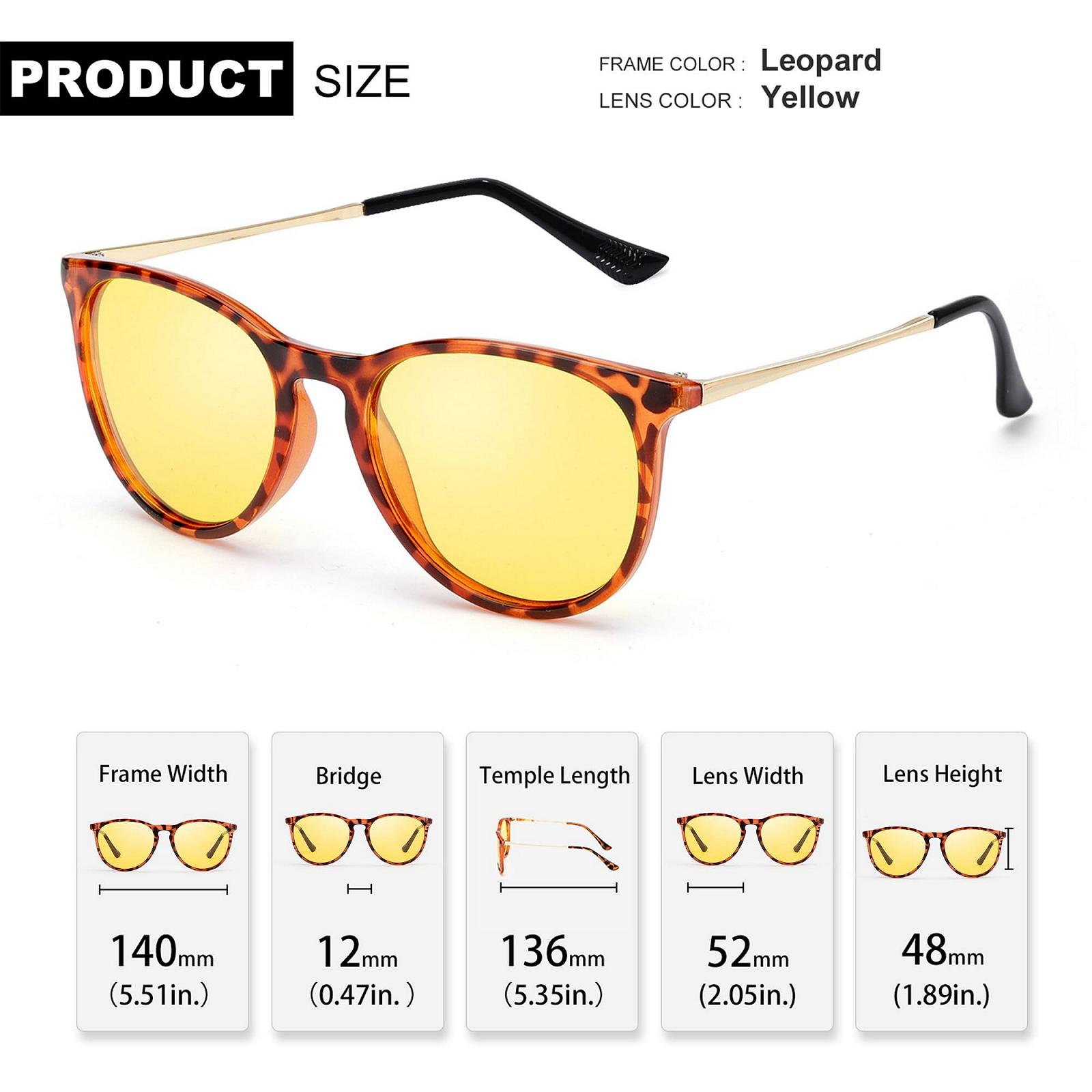 Поляризовані окуляри для нічного водіння TJUTR для жінок і чоловіків, UV400, фото №6