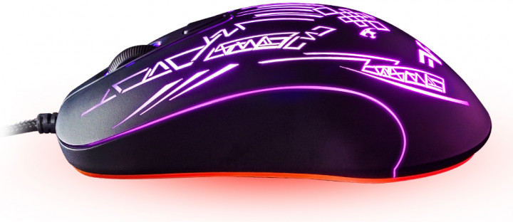 Комп'ютерна миша Frime Black Panther, USB FMP18100, ігровий, 4000dpi, довжина кабелю 2.1m, 4 кнопки, фото №2