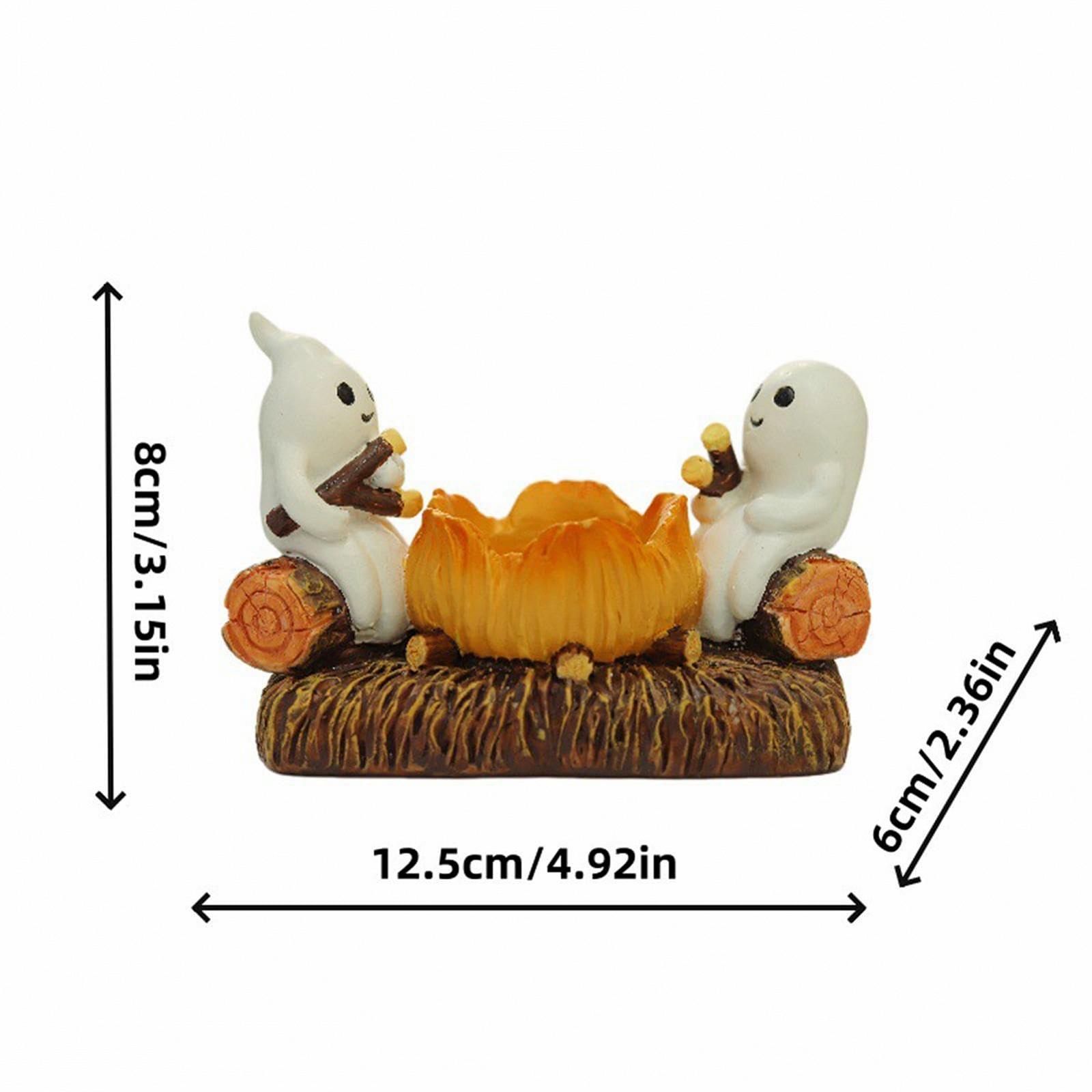 Подсвечник Ghost Campfire Halloween Tea Light, фото №6
