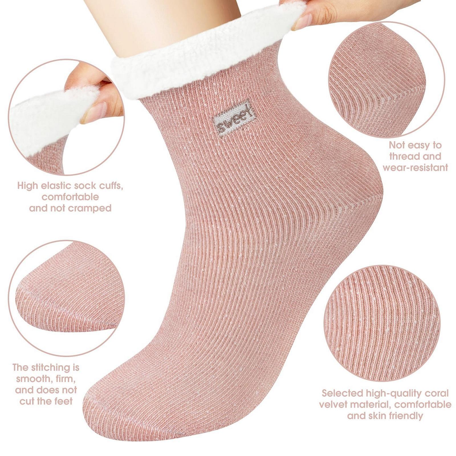Пушистые носки женские Cuddly Socks, теплые носки для дома, кровати, зимние носки для девочек, размер 37-42, фото №3