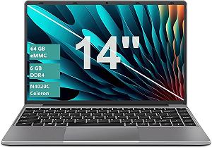 Ноутбук 14" Aocwei A2 Intel Celeron N4020C RAM 6GB eMMC 64GB Windows 11 (UKR) - Фото 1
