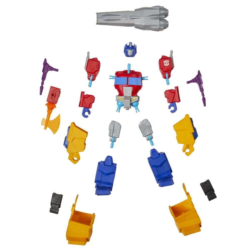Фигурка Transformers MixMashers Оптимус Прайм, разборная, делюкс, с аксессуарами, фото №2