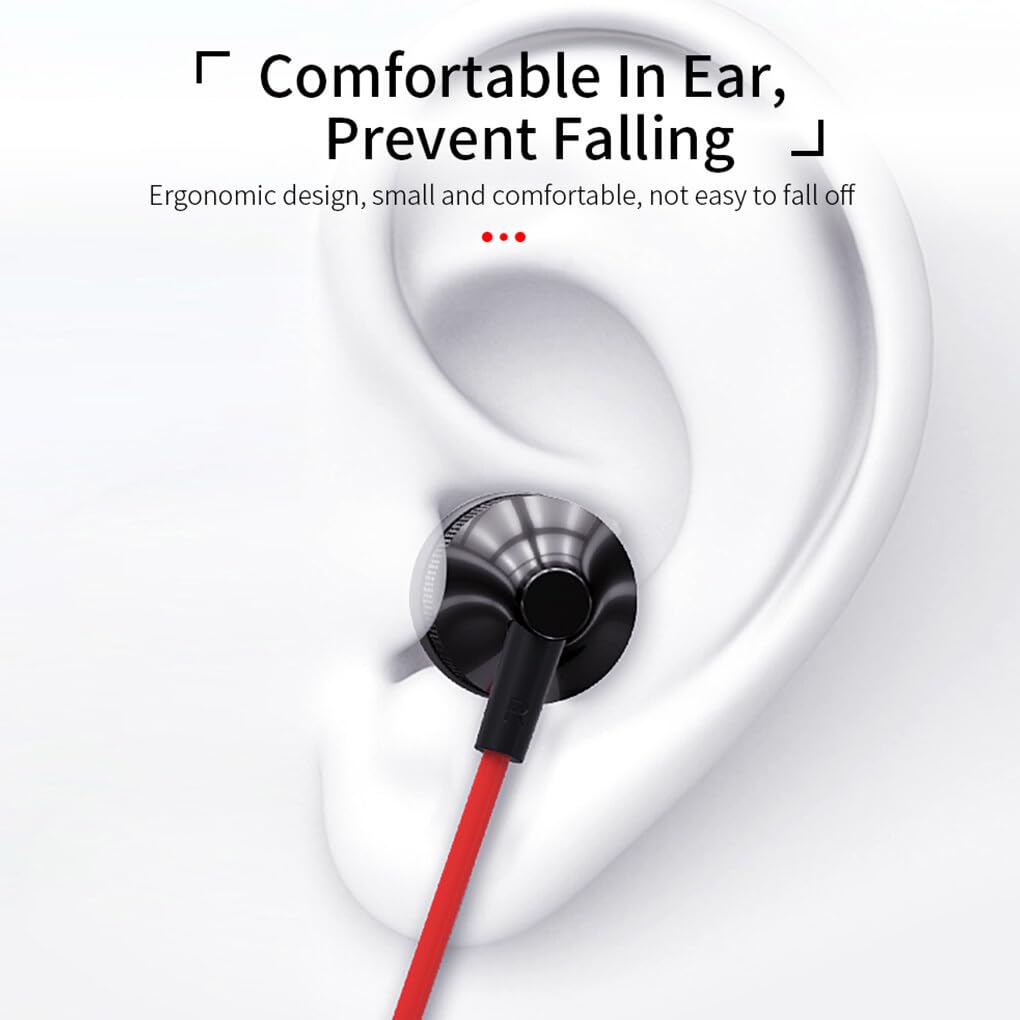 Наушники SUIOPPYUW Кабельные Вкладыши-Наушники Легкие Металлические с Микрофоном, фото №3