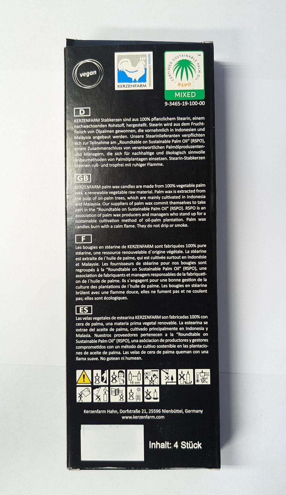 Свічки Stearin Organic Stearin Candle 250 x 22 мм Темно-зелений, фото №2 Свічки Stearin Organic Stearin Candle 250 x 22 мм Темно-зелений, фото №2