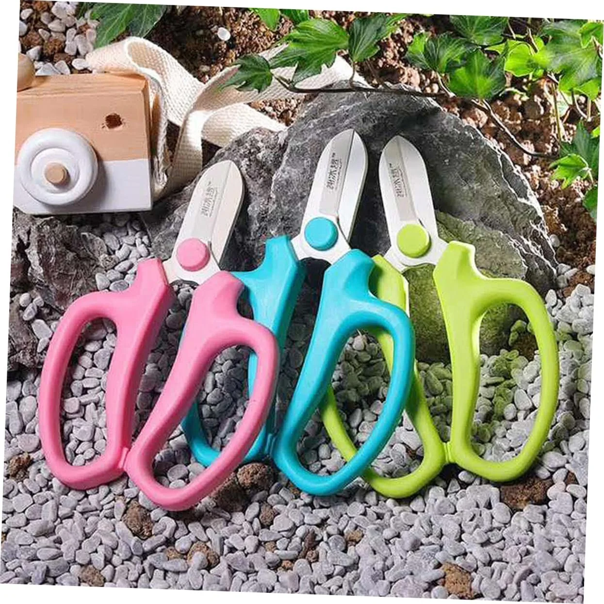 Секатор садовий Happyyami 1 шт. для квітів вуглецева сталь Синій, фото №7