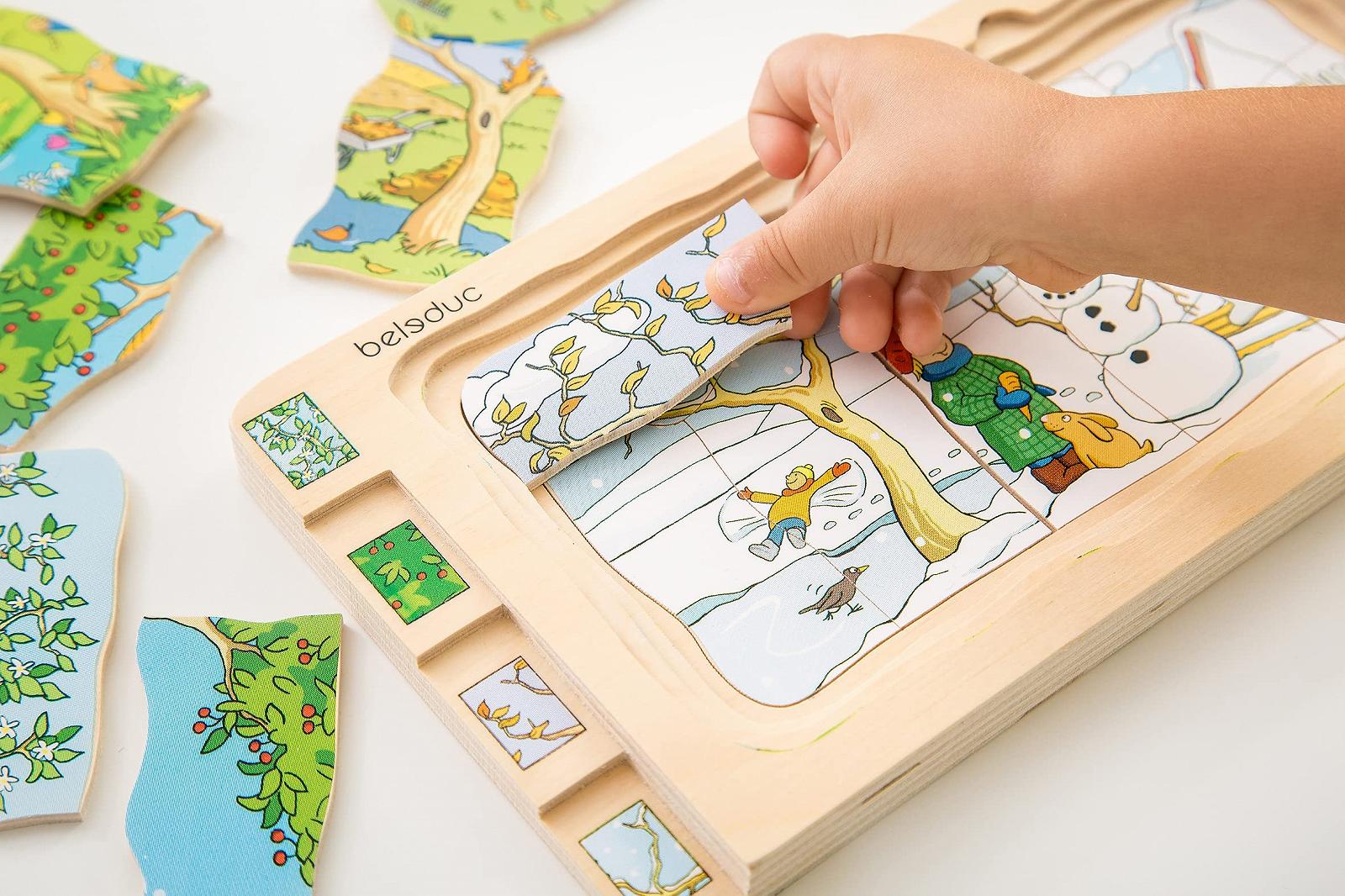 Многослойный пазл beleduc 4 Seasons 36 элементов, фото №3 Многослойный пазл beleduc 4 Seasons 36 элементов, фото №3