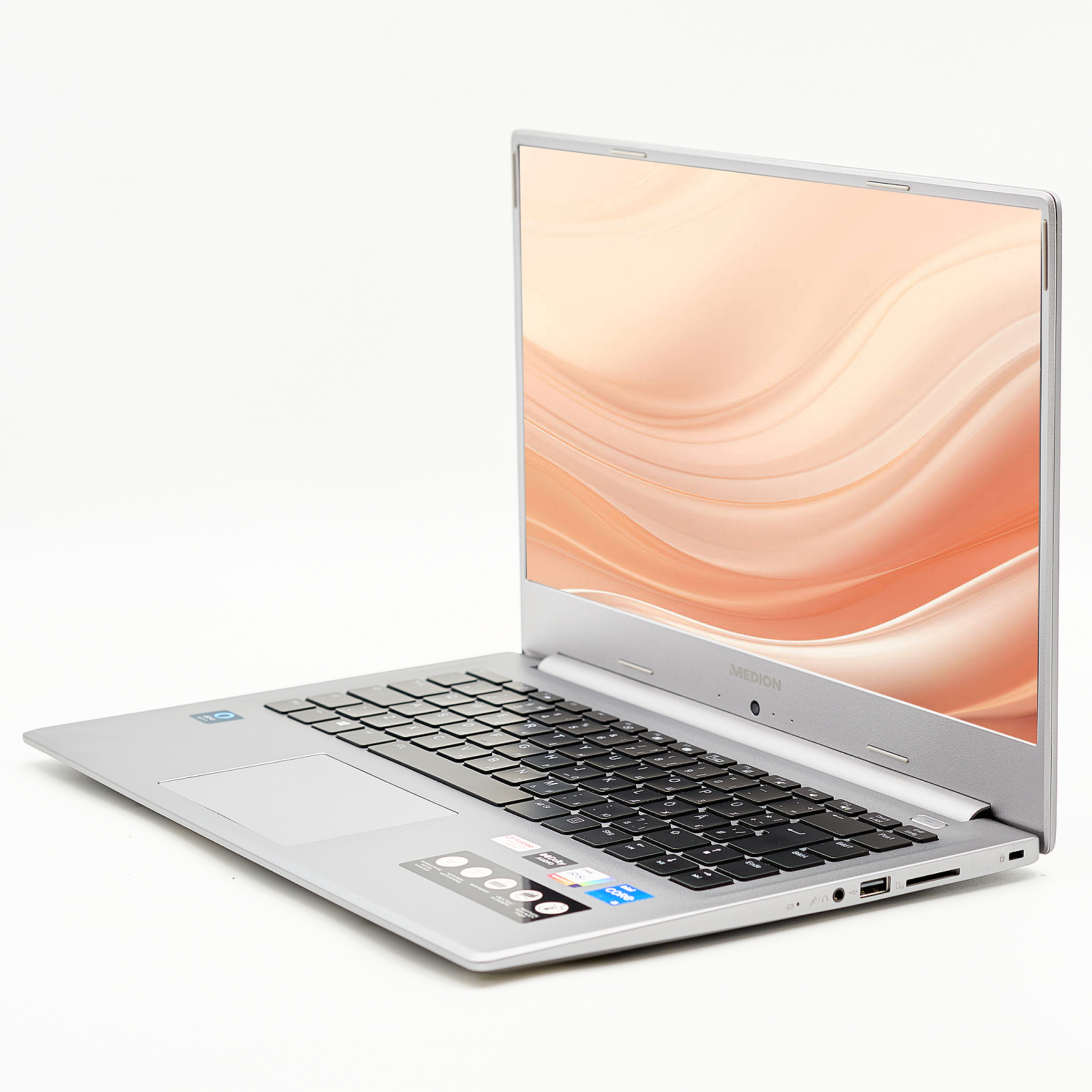 Ноутбук 15.6" Medion (Lenovo Group) Akoya S15449 Intel Core i5-1135G7 RAM 8 ГБ SSD 512 ГБ + HDD 1 ТБ Intel Iris Xe Graphics Метал б/в (4395), фото №4
