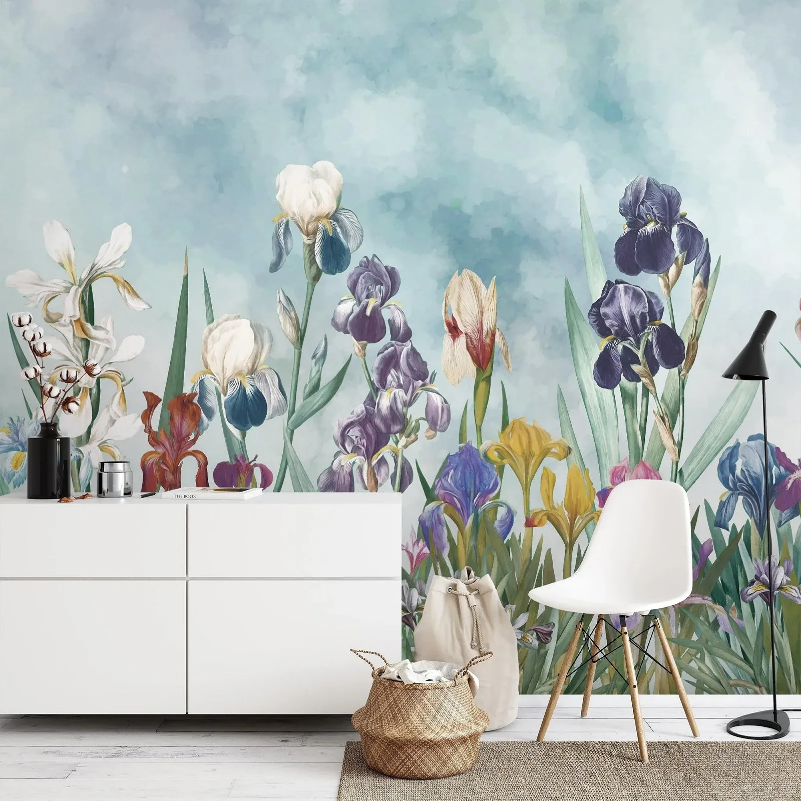 Фотошпалери Novart Jungle Green Flowers 352 x 250 см N9129011a, фото №3