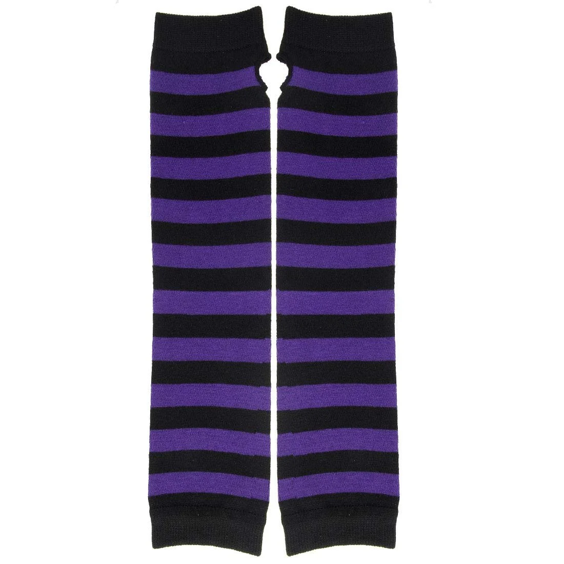 Гетры в полоску (2 пары) (черно-фиолетовые), фото №7