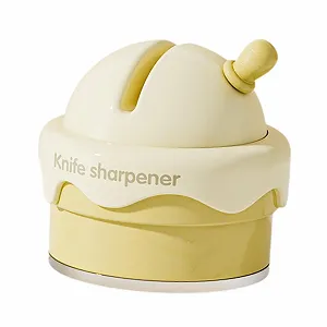 Ручна Точилка для ножів Fenteer з присоскою жовта - Фото 1