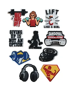 Джибитсы 10 шт, аксессуары для крокс - Фото 1