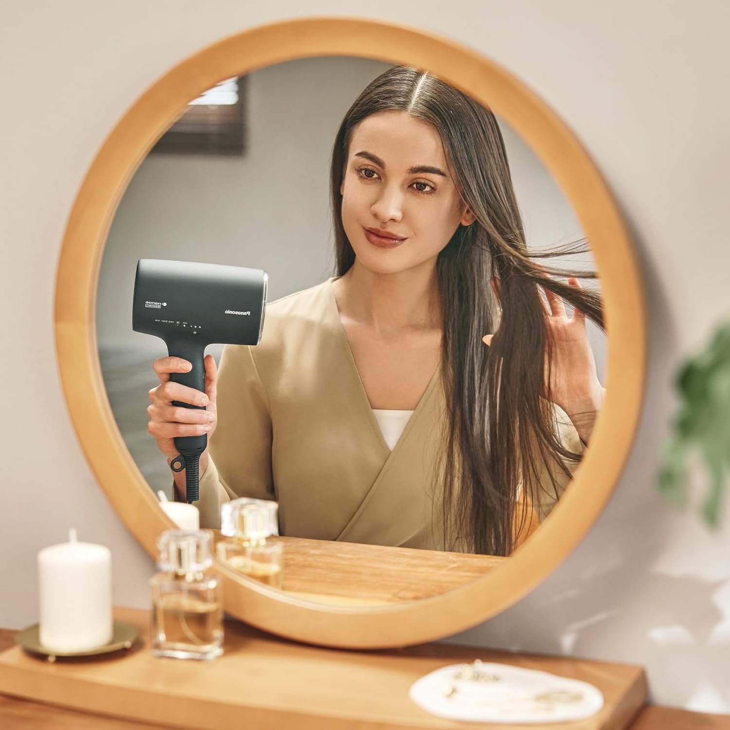 Фен Panasonic nanoe™ MOISTURE+ & Mineral EH-NA0J-N825, 1600 Вт, черный, фото №8