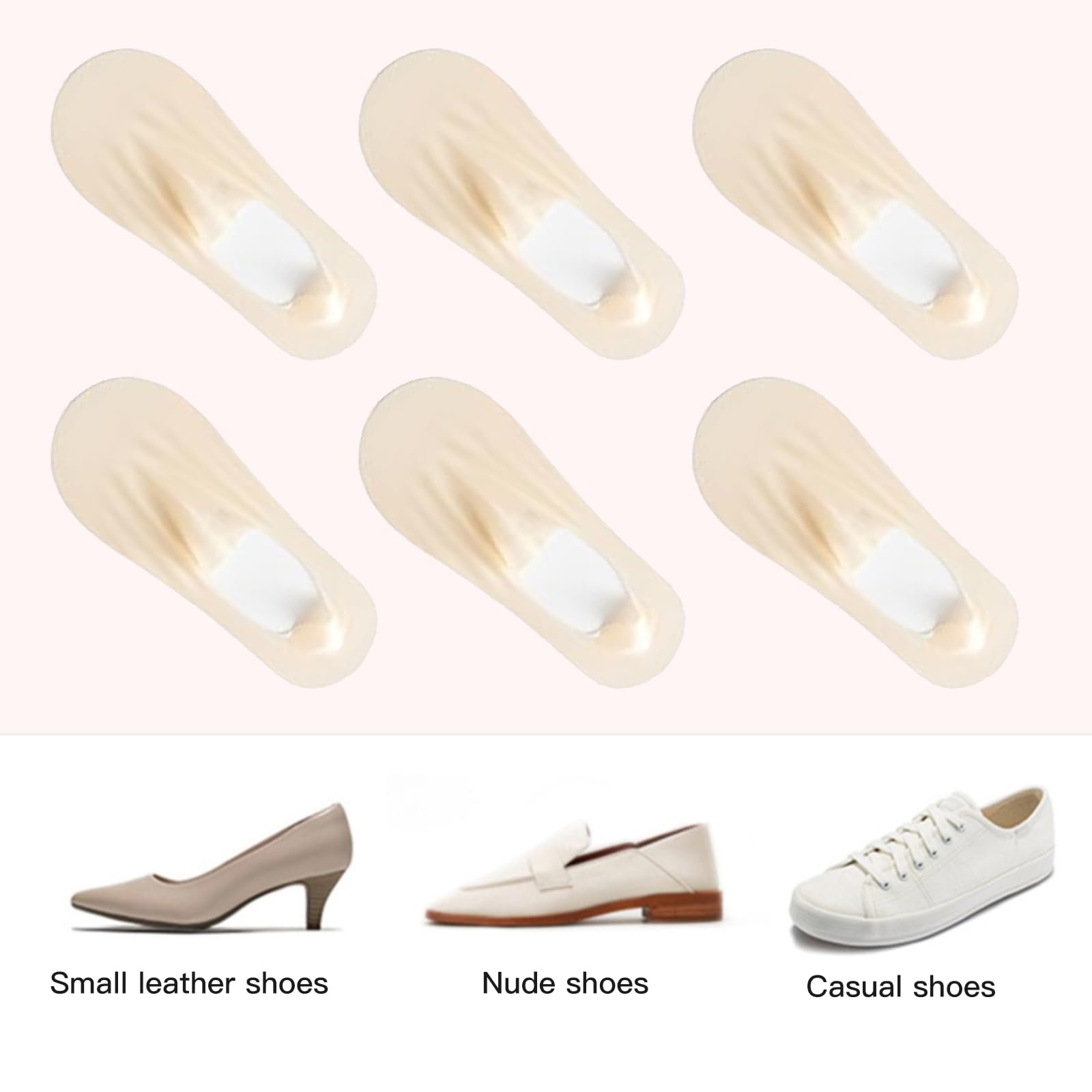 Носки-следки Женские Ультратонкие Дышащие, цвет, фото №5