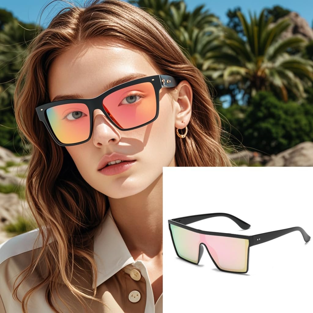 Солнцезащитные очки SDXCJY Квадратные Большие, фото №5