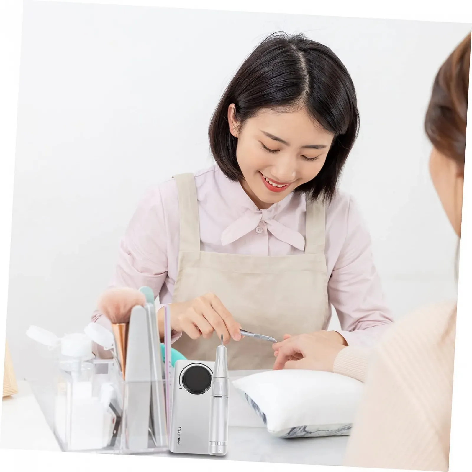 Електрический маникюрный набор WRITWAA Портативный с USB питанием Тихий Серебряный, фото №4 Електрический маникюрный набор WRITWAA Портативный с USB питанием Тихий Серебряный, фото №4