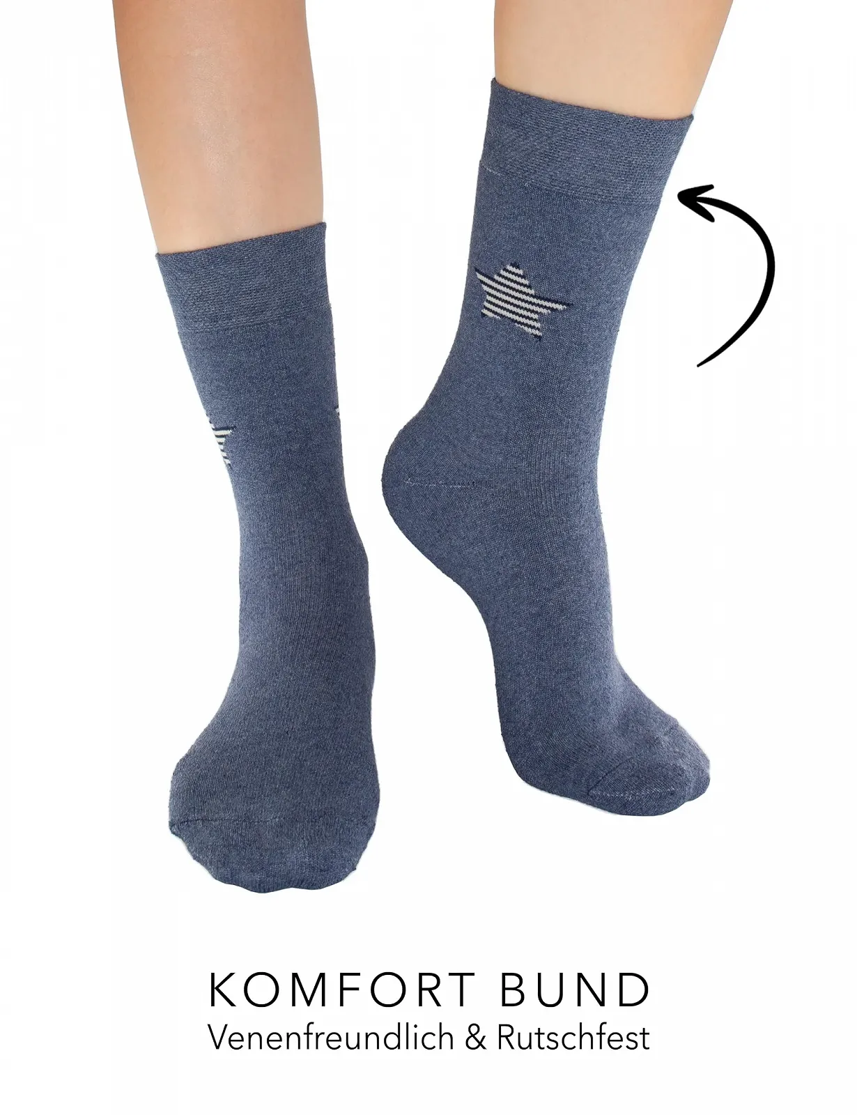 Термошкарпетки OCERA 6 пар з логотипом у вигляді зірки, фото №4