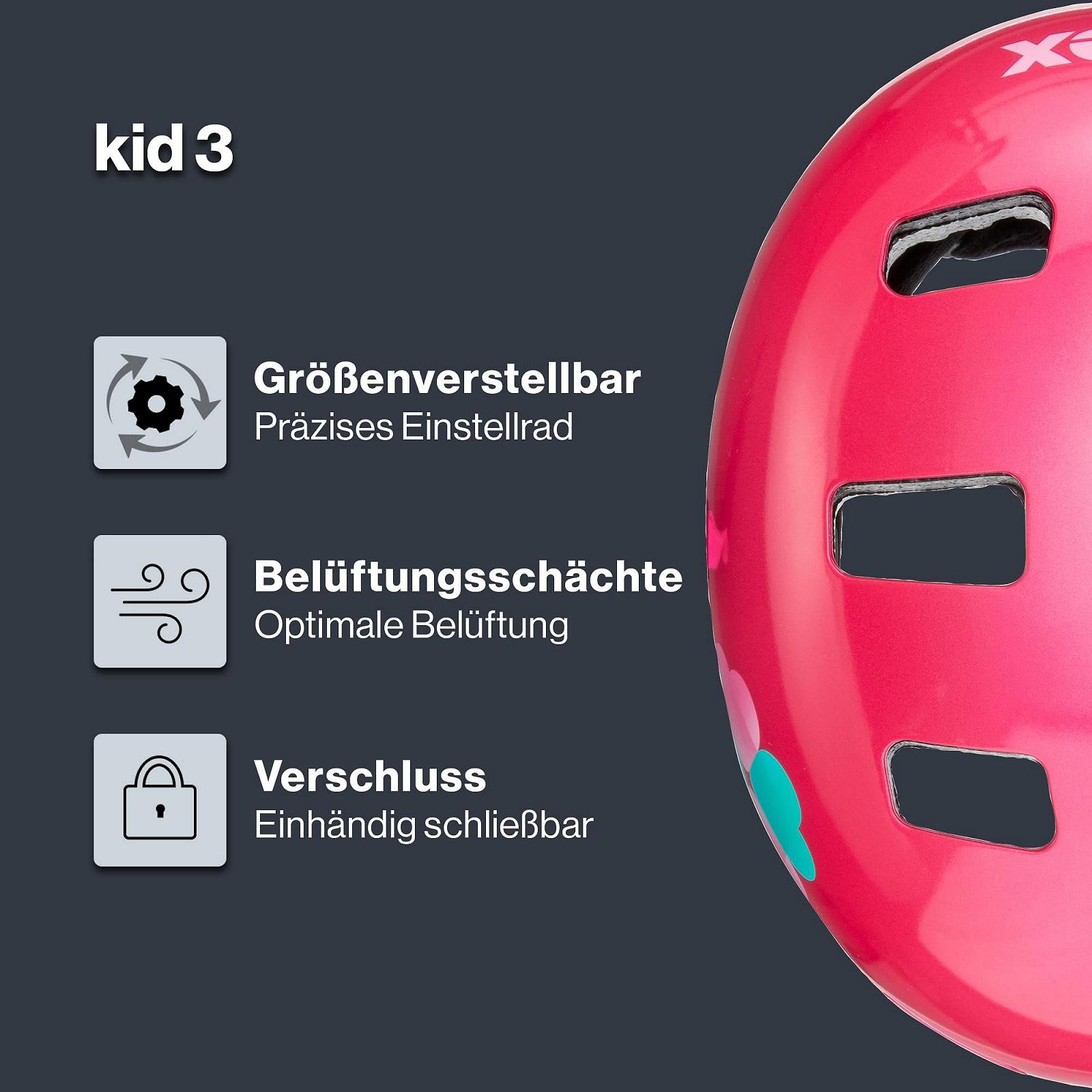 Шлем Uvex Kid 3, для детей, регулируемый, фото №2
