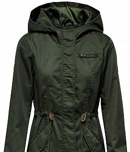 Переходная Куртка ONLY ONLLorca Женская Парка с капюшоном Легкая synthetic.ua - Фото 1