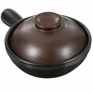 Керамическая кастрюля SHOWERORO с крышкой термостойкая для супа и риса SCRATCH-RESISTANT - Фото 1