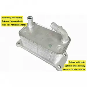 Масляний радіатор двигуна VEMO V95-60-0022 Green Mobility Parts для VOLVO synthetic.ua - Фото 1