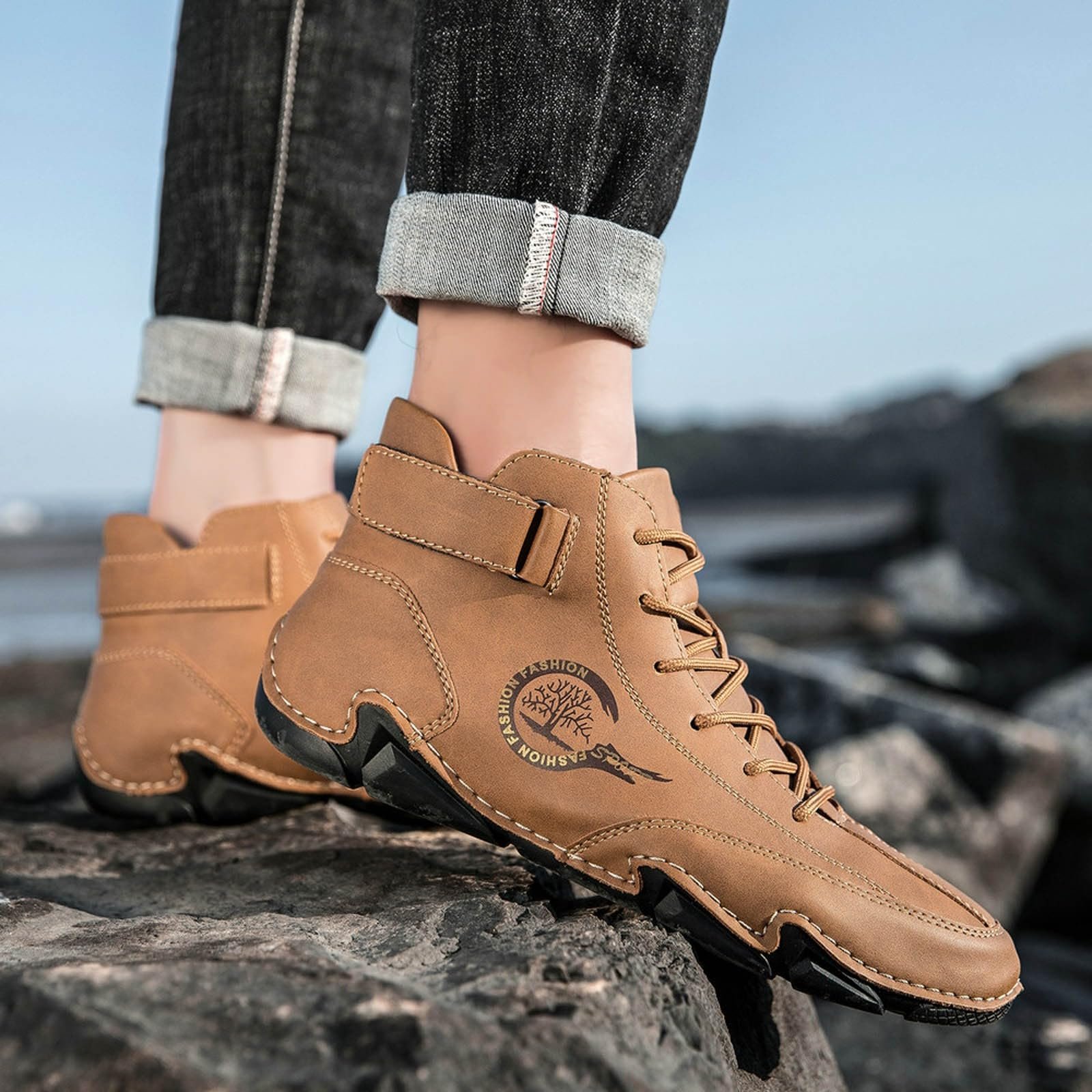 Зимняя обувь босиком для женщин и мужчин Winter Boots ортопедическая водонепроницаемая эргономичная, фото №7