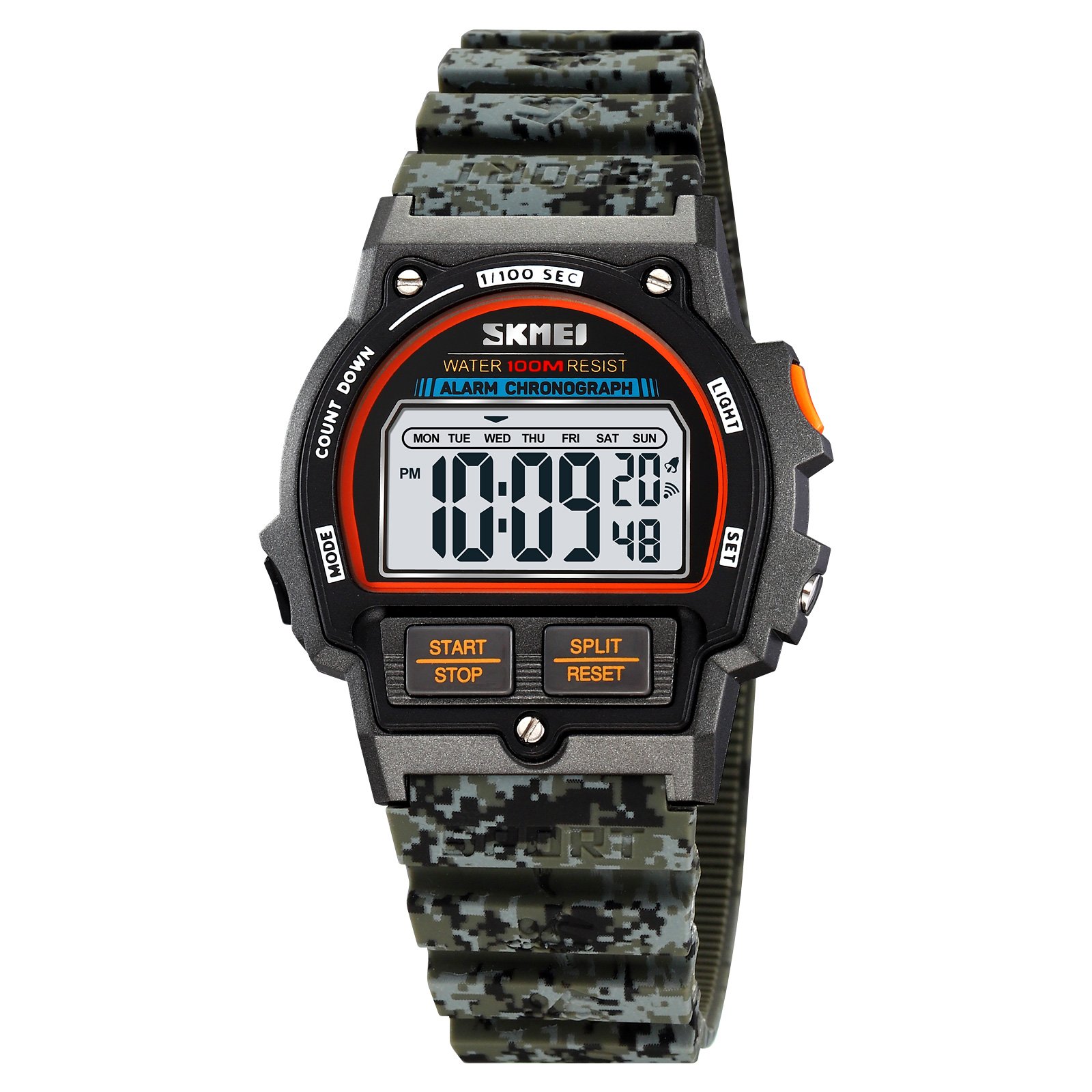 Годинник Skmei 2263CMAG Army Green Camouflage, фото №1