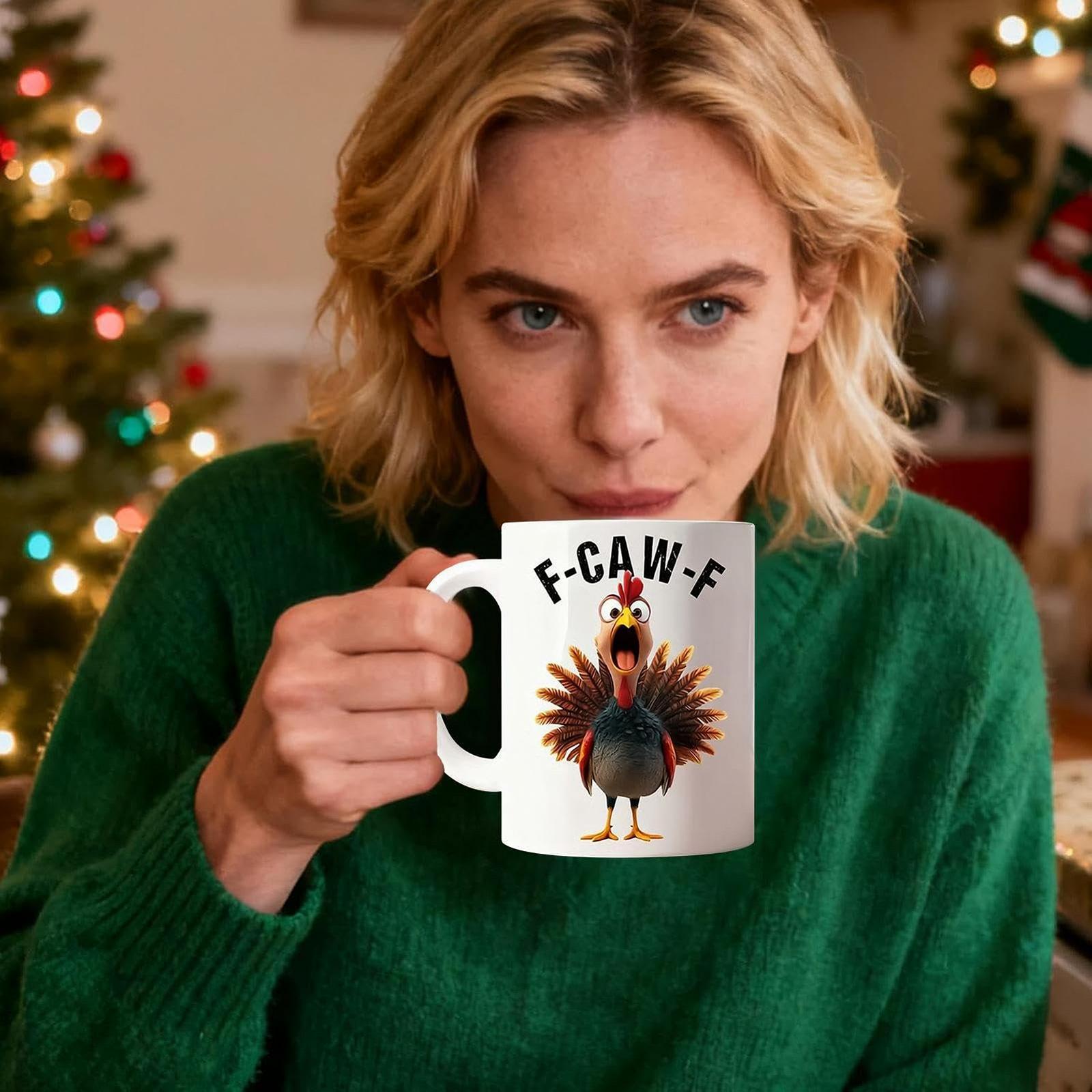 Кружка Кофейная Huhn Керамическая с рисунком курицы 350 мл, фото №6