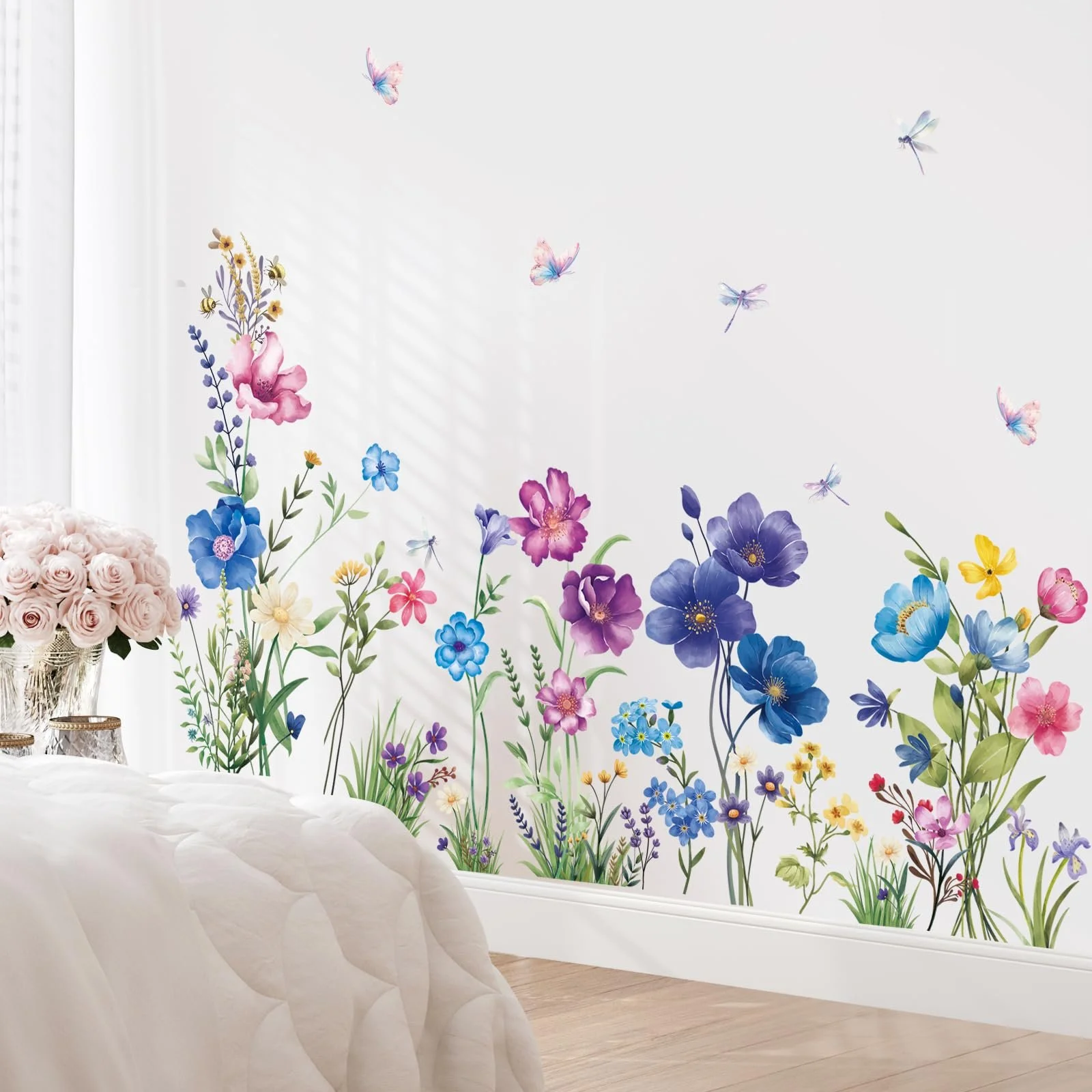 Наклейка на стіну SHUCHING Дикі квіти Садова маргаритка, фото №2 Наклейка на стіну SHUCHING Дикі квіти Садова маргаритка, фото №2