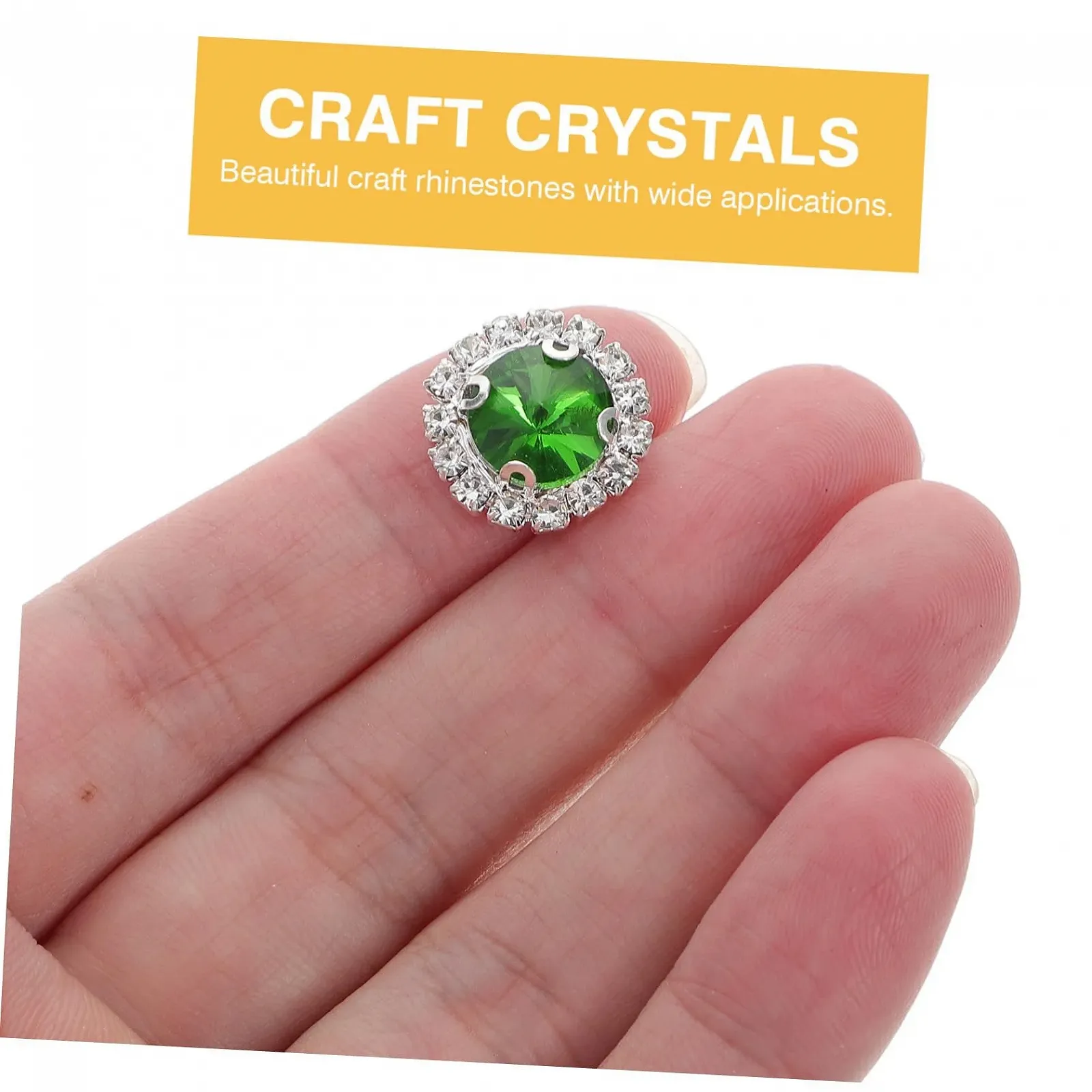 Стразы TEHAUX Искусственные бриллианты для рукоделия, 20 шт, фото №2