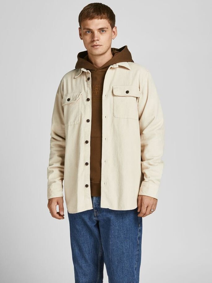 Рубашка Jack&Jones CORD OVERLS 12195966 Овсянка S, фото №1