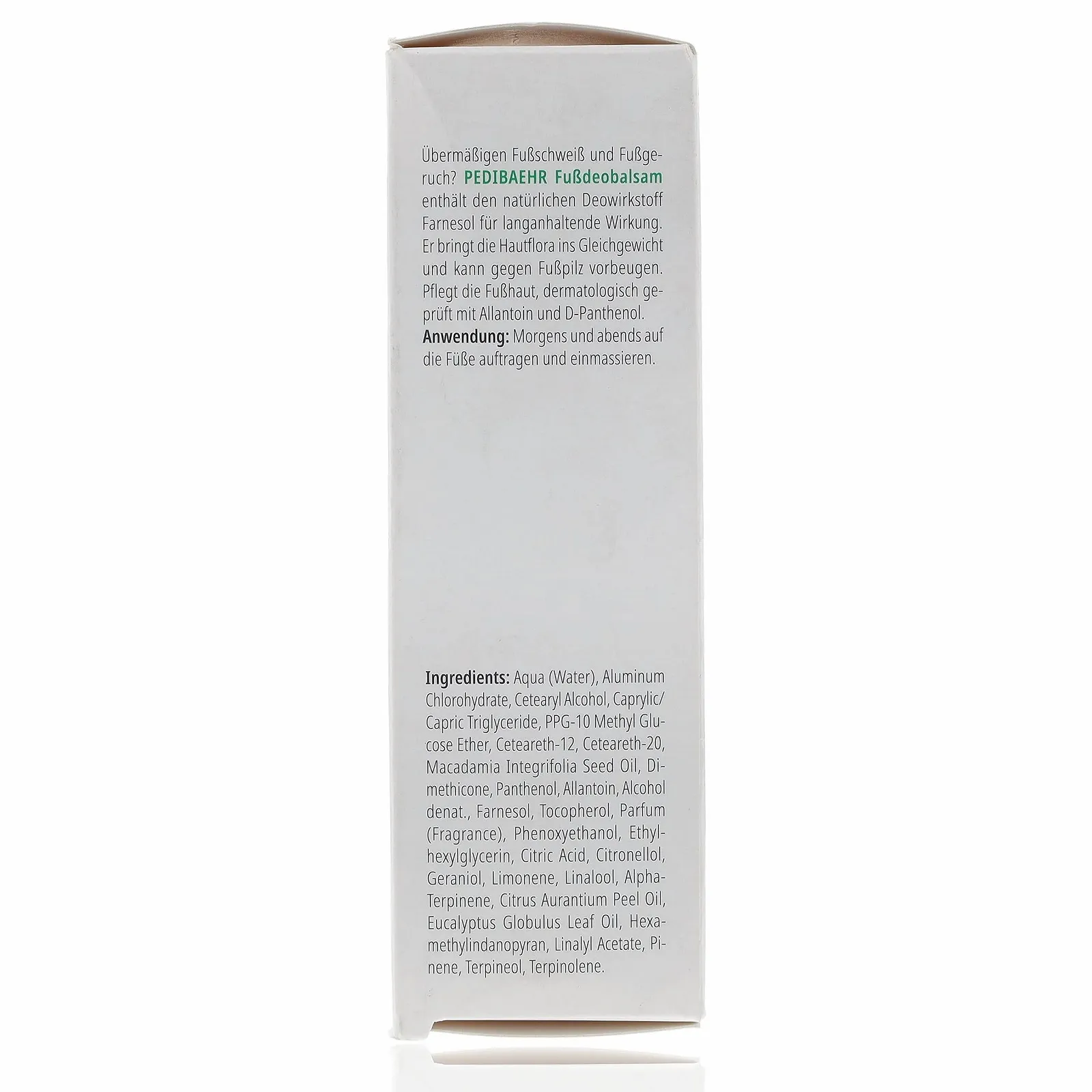 Бальзам-дезодорант для ніг PediBaehr з фарнезолом, фото №6