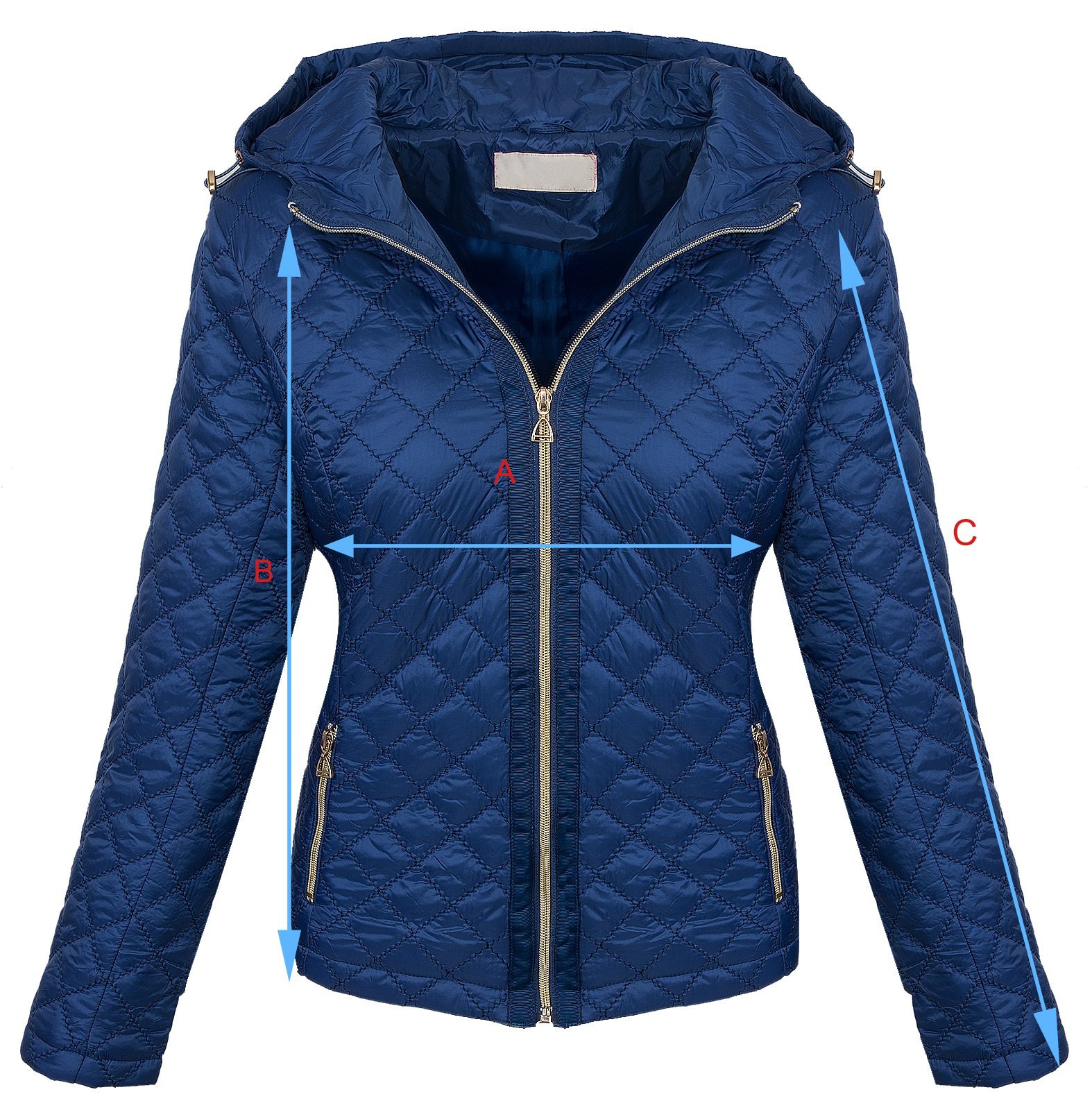 Куртка стьобана Rock Creek Selection Designer D-383 Жіноча перехідна куртка з капюшоном, фото №2