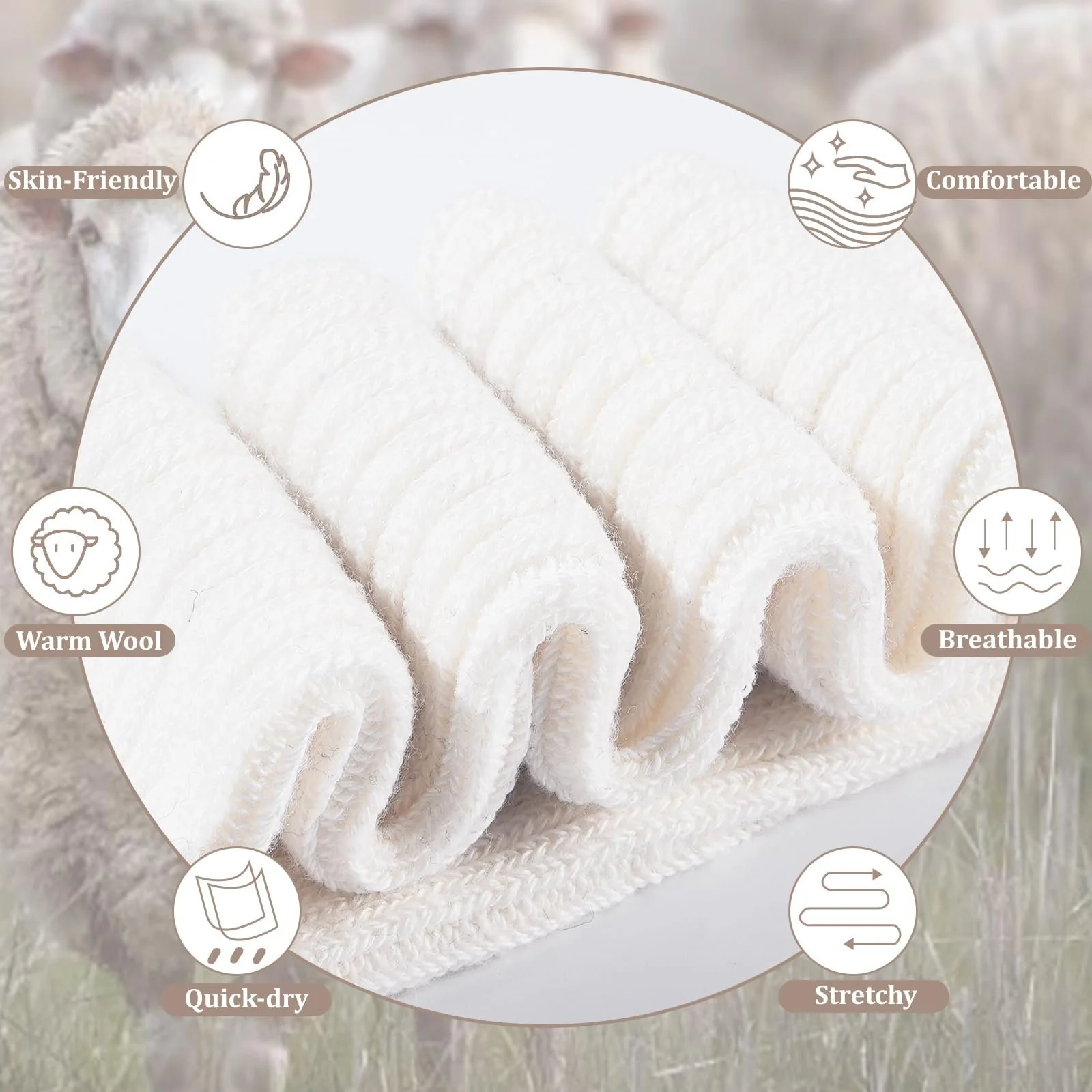 Носки Slouch Moon Wood, 3 пары, зимние, теплые, высокие, шерстяные, носки-гольфы, размер 35-38, 39-42, фото №4 Носки Slouch Moon Wood, 3 пары, зимние, теплые, высокие, шерстяные, носки-гольфы, размер 35-38, 39-42, фото №4