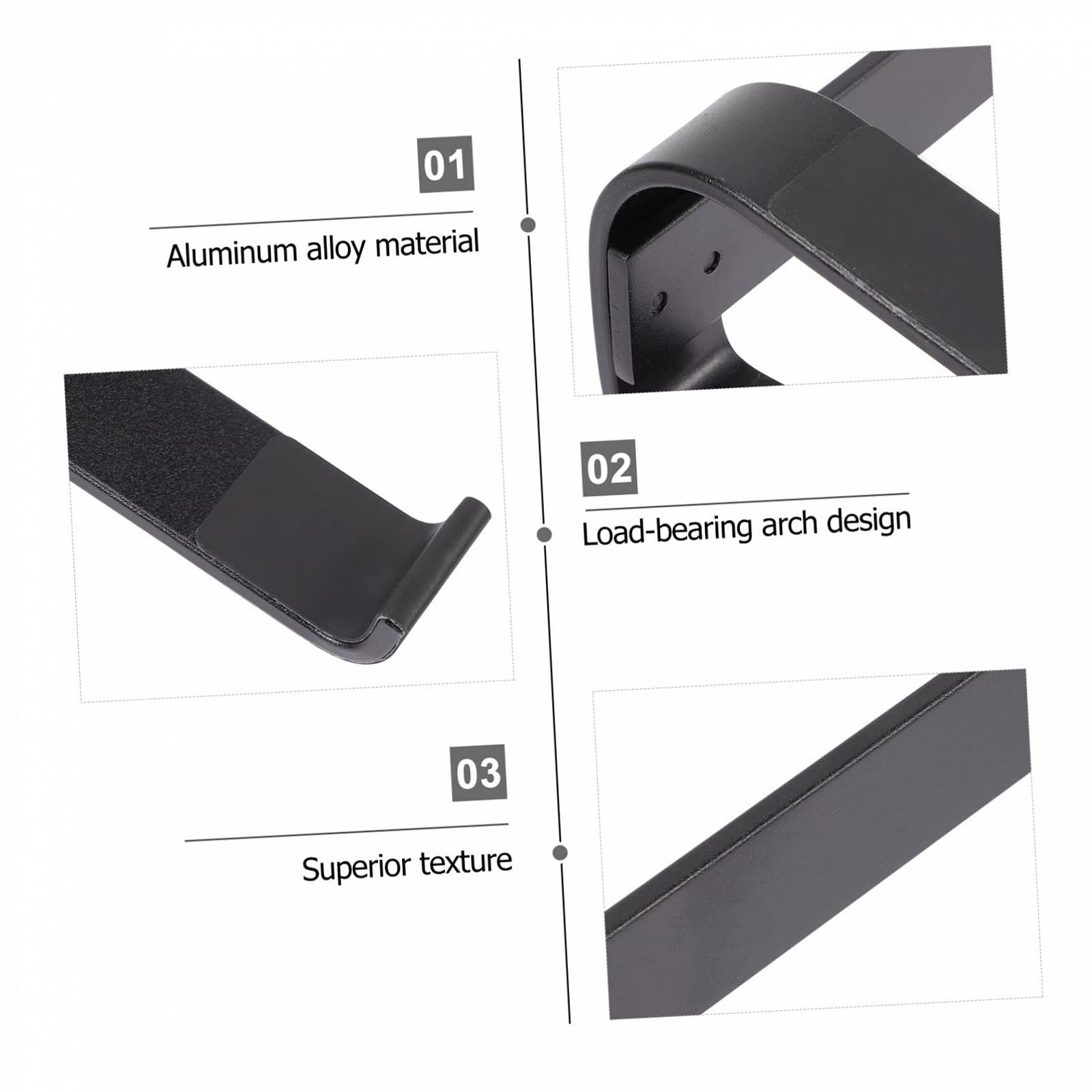 Підставка для ноутбука Veemoon з алюмінієвого сплаву, міцна тримальна конструкція з трикутником для широкої підтримки для використання на столі, фото №3