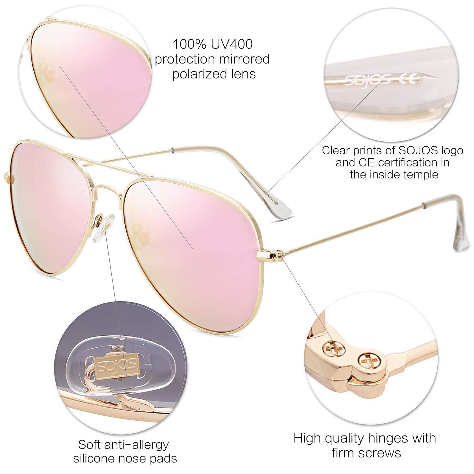 Сонцезахисні окуляри SOJOS classic SJ1054, фото №4