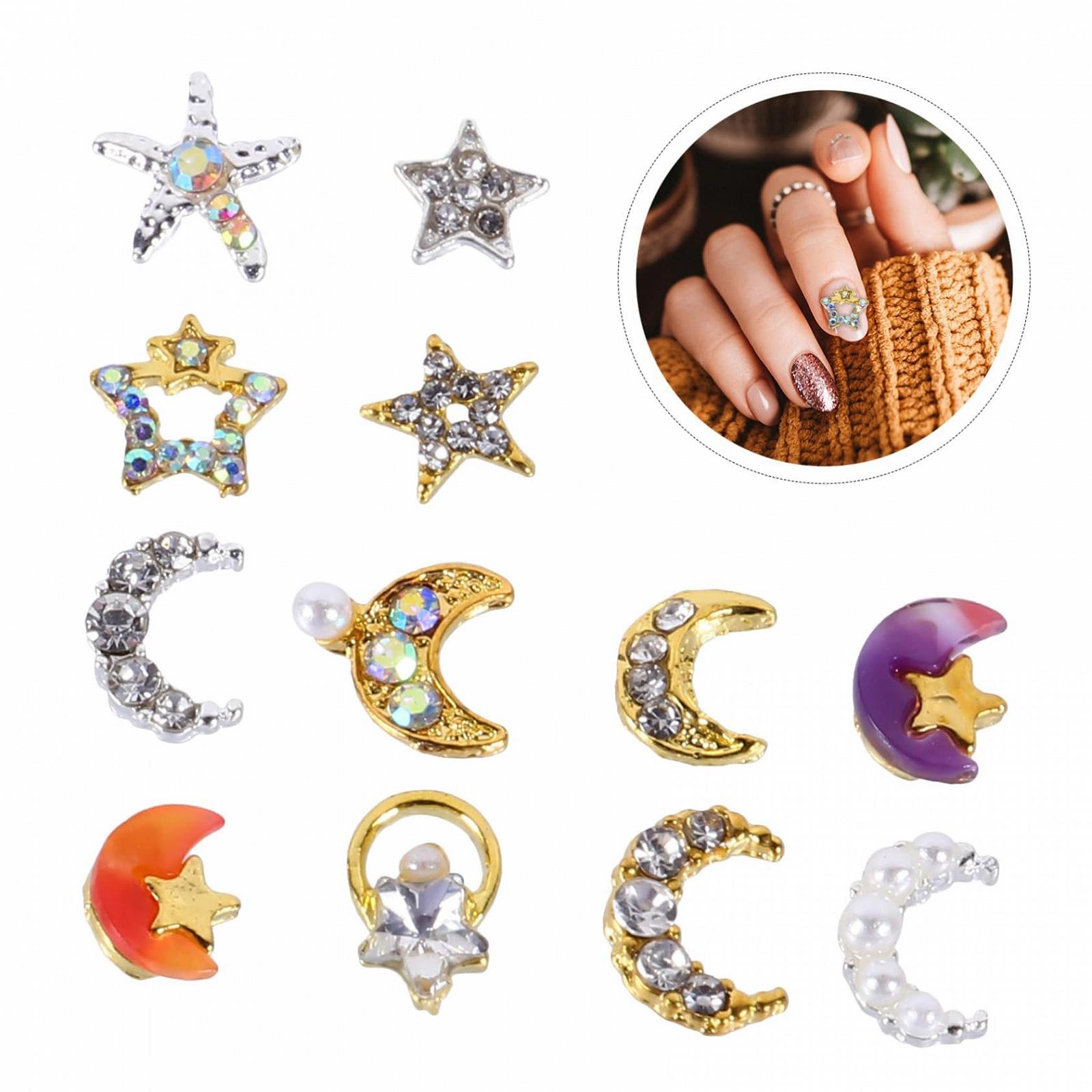 Украшения для ногтей FRCOLOR 24 шт. со стразами и коробкой для хранения заклепки для ногтей для креативного дизайна ногтей, подходят для начинающих, фото №9