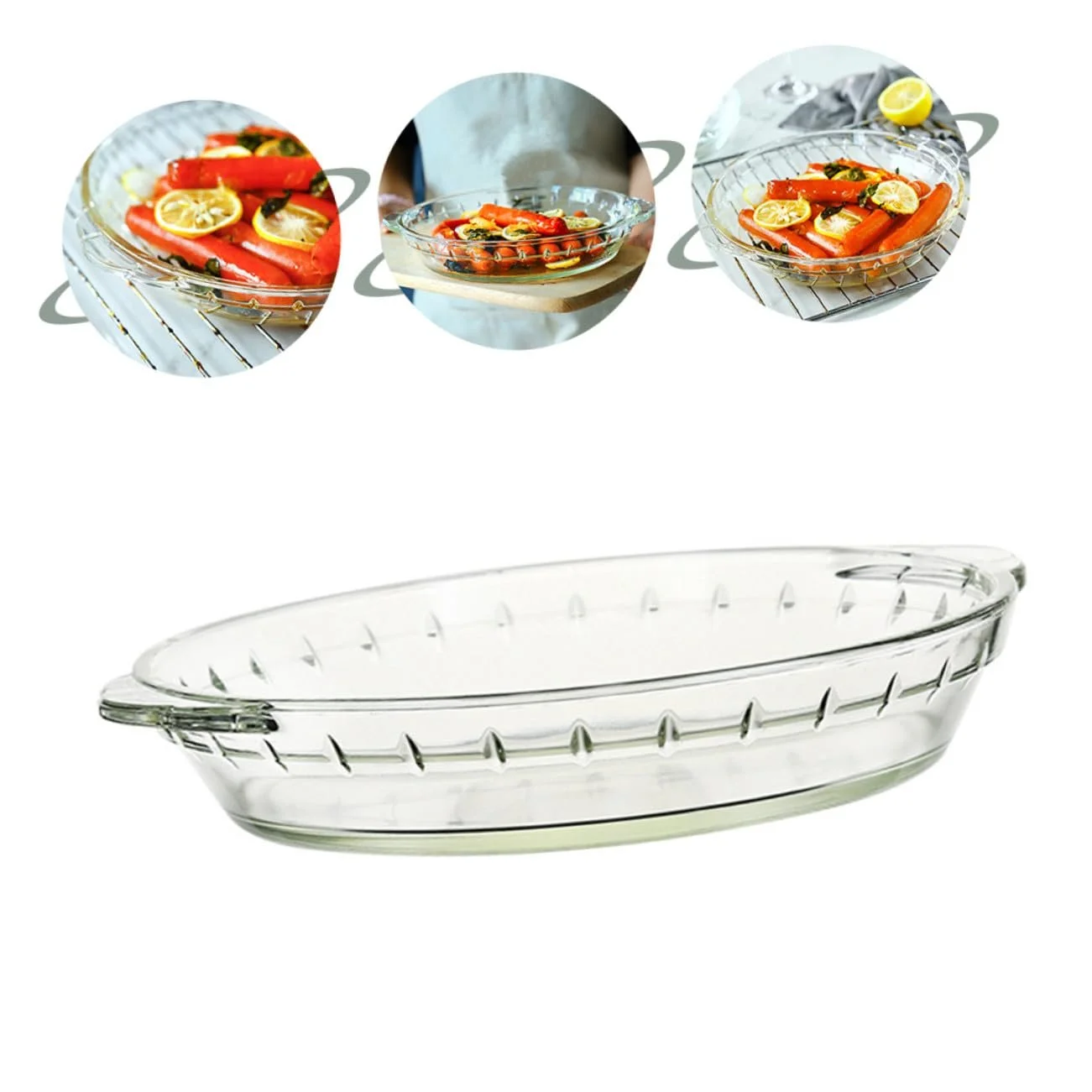 Форма для запекания из закаленного стекла универсальная, фото №8