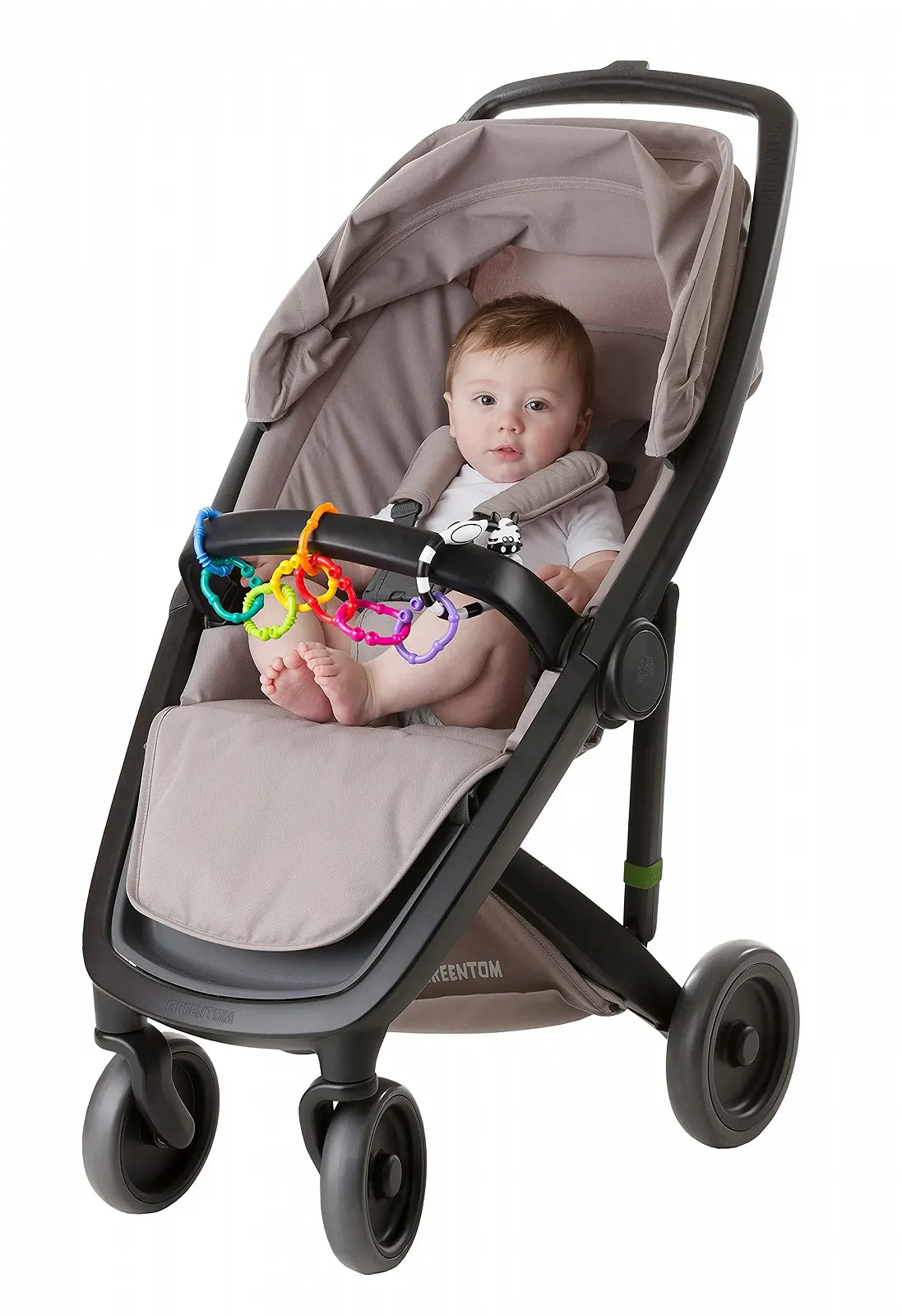Ланцюжок-брязкальце Playgro 40134, різнокольоровий, фото №4