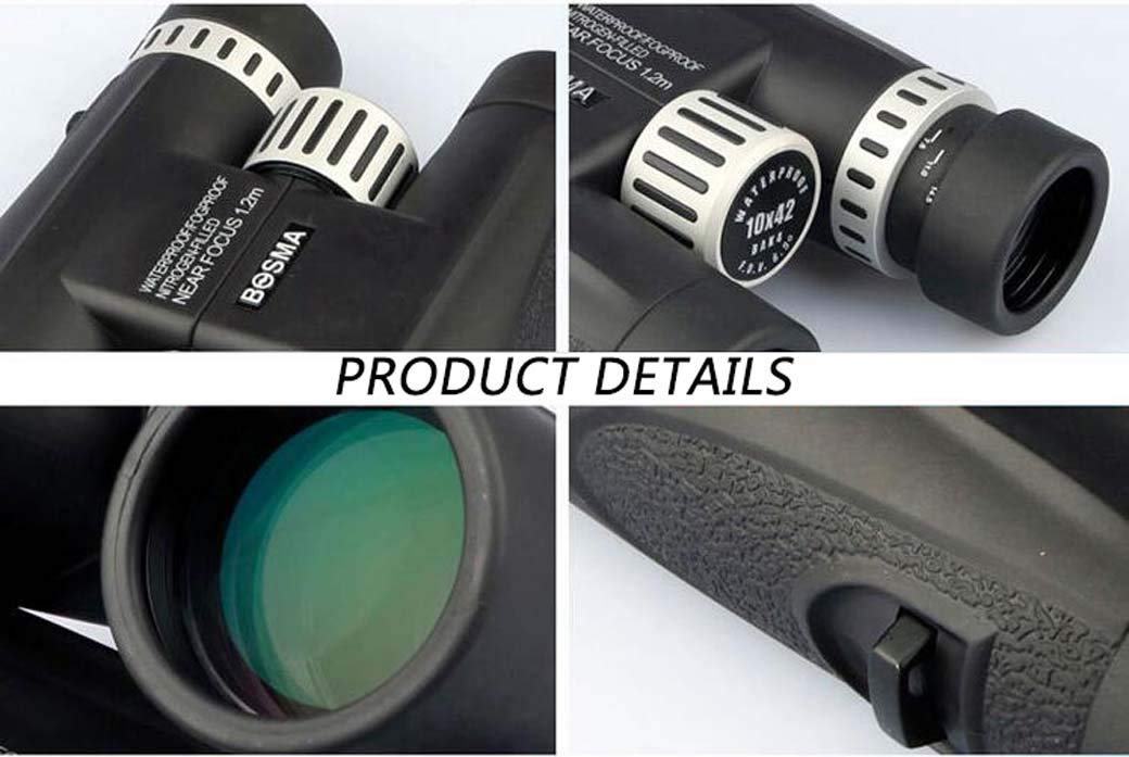 Бинокль GagalU 8X42 профессиональный водонепроницаемый HD зелёный, фото №6