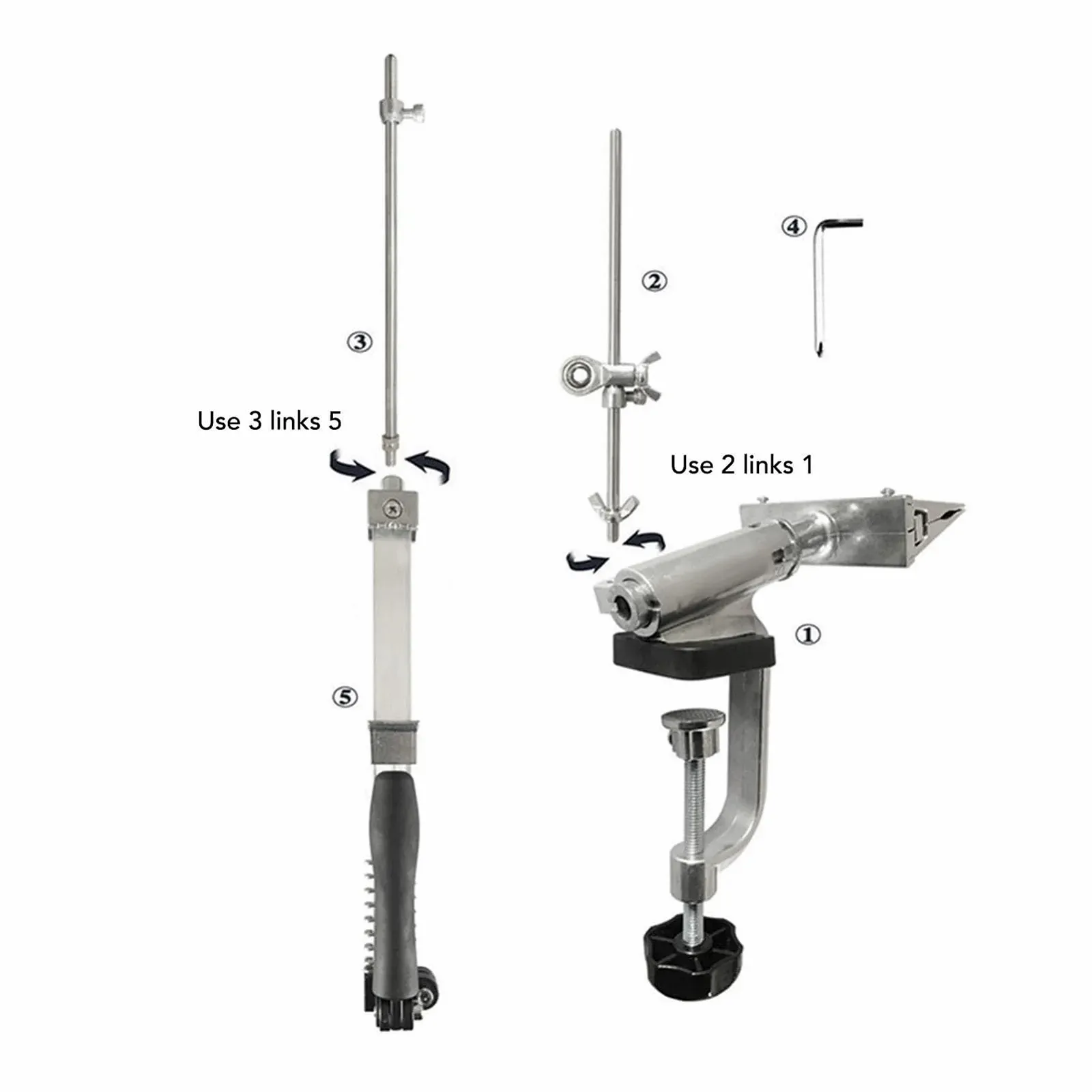 Точильная система Chef многофункциональная с фиксированным углом для ресторанов, фото №4