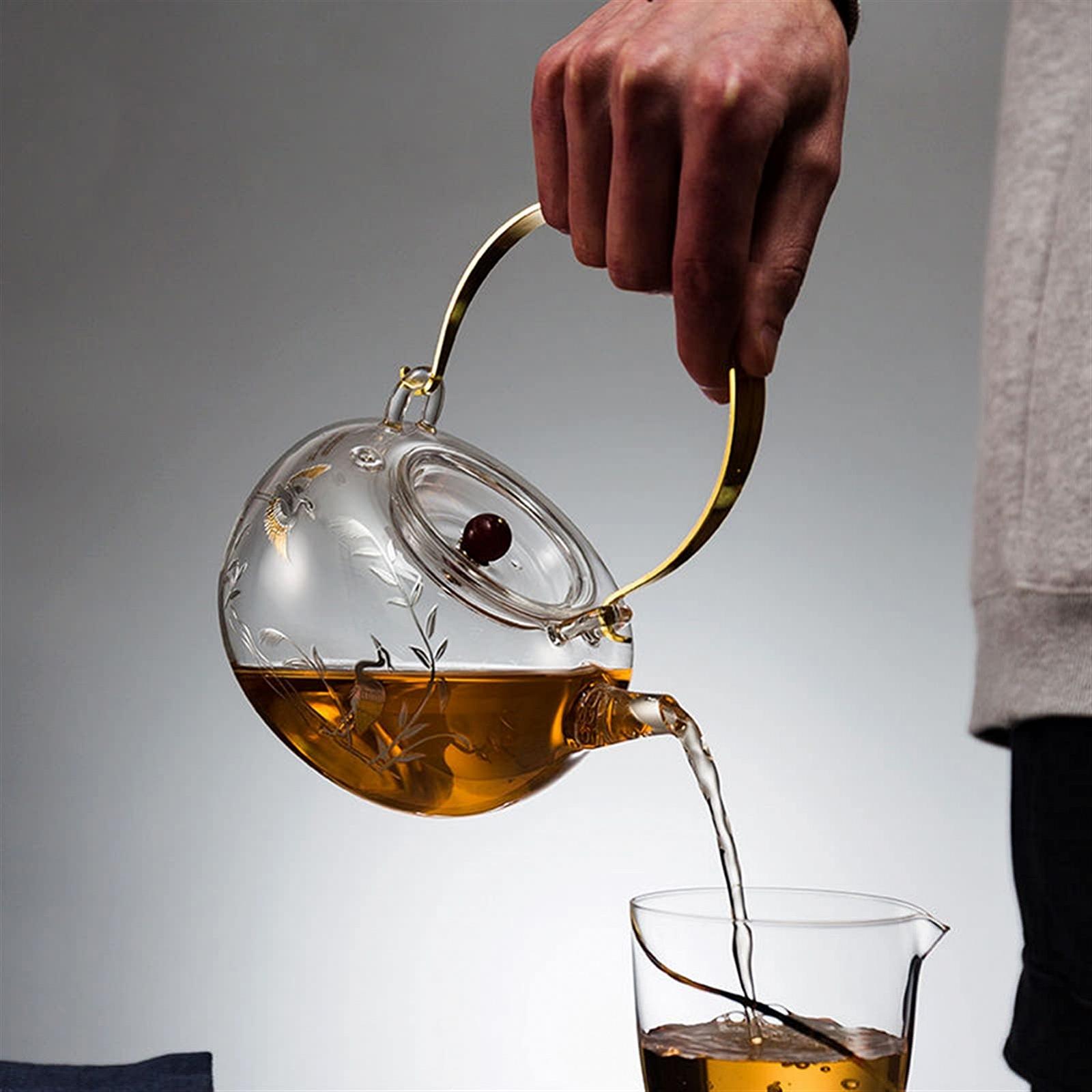 Чайник стеклянный WAOCEO 900 мл, фото №3