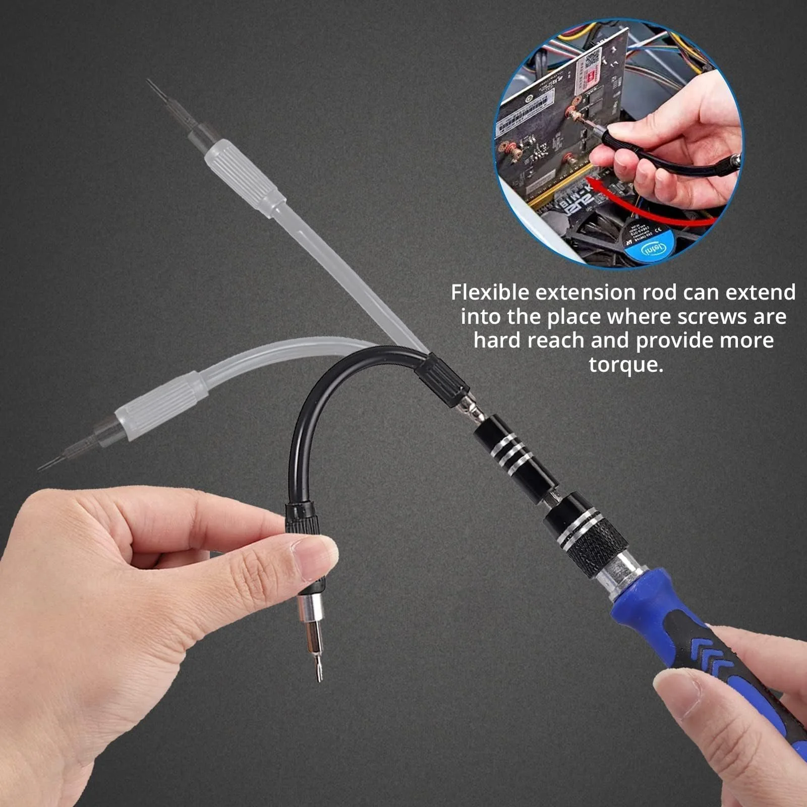 Набор отверток VORXEON Precision 121 в 1 Магнитный, фото №5