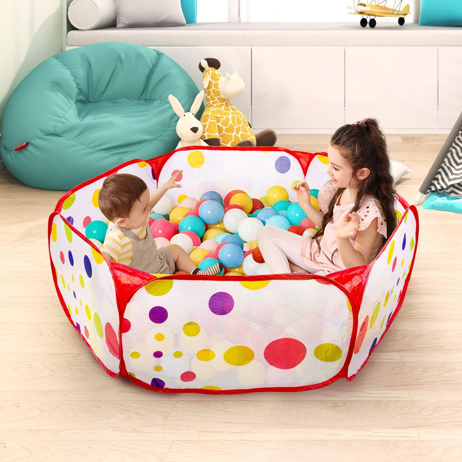 Игровой Tент MOOKLIN ROAM, складной, диаметр 120 см + сумка для хранения (мячи не входят в комплект), фото №2