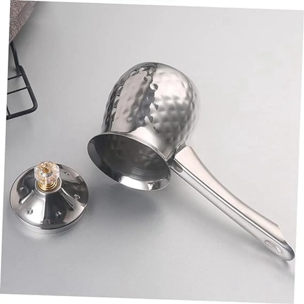 Турка Кофеварка из нержавеющей стали для плиты 200 мл, фото №3