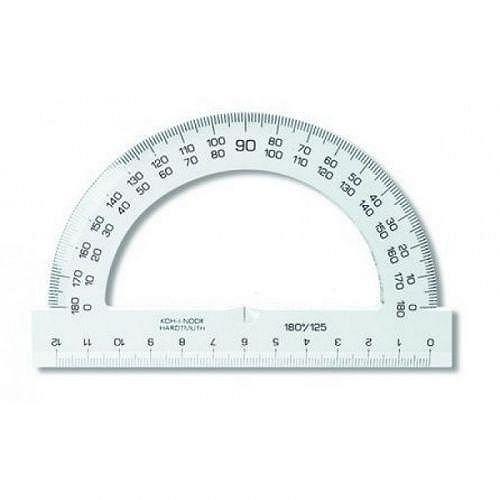Транспортир прозрачный [tsi192131-ТSІ], фото №1
