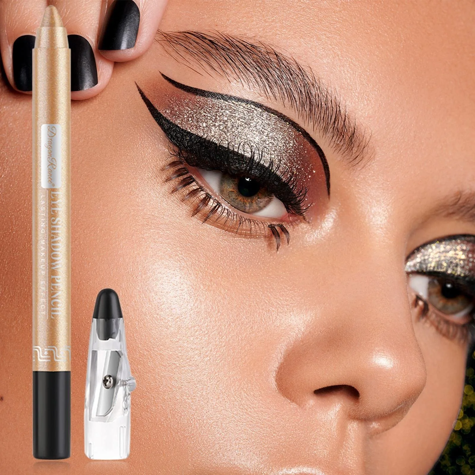 Підводка для очей з блискітками Generic, фото №4