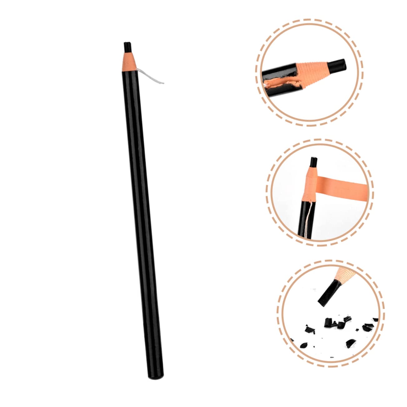 Олівець для брів Beavorty Waterproof Brown Eyeliner Makeup Tool Single Head Eyebrow, фото №4