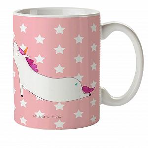 Дитяча Кружка Mr. & Mrs. Panda Єдиноріг Йога Пластикова - Фото 1