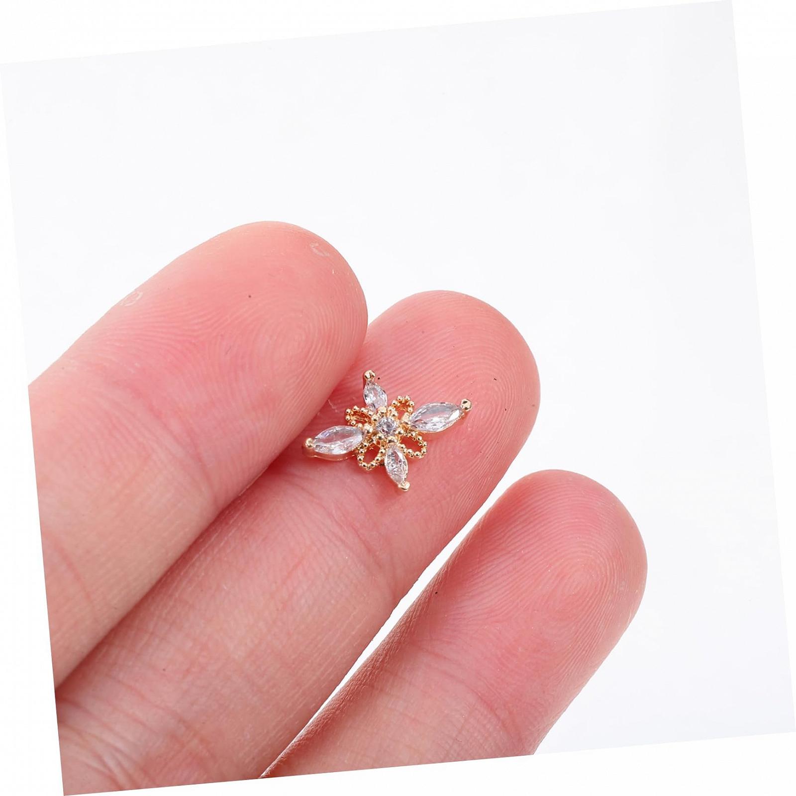 Стразы для ногтей 12 шт., Маникюрные стразы, Подвеска для маникюра, Кошачьи украшения, Стразы для рукоделия, фото №2