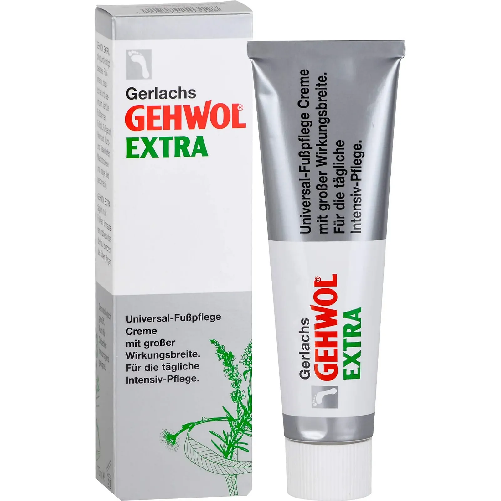 Крем для ног GEHWOL Extra Daily Intensive Care 75 ml, фото №2